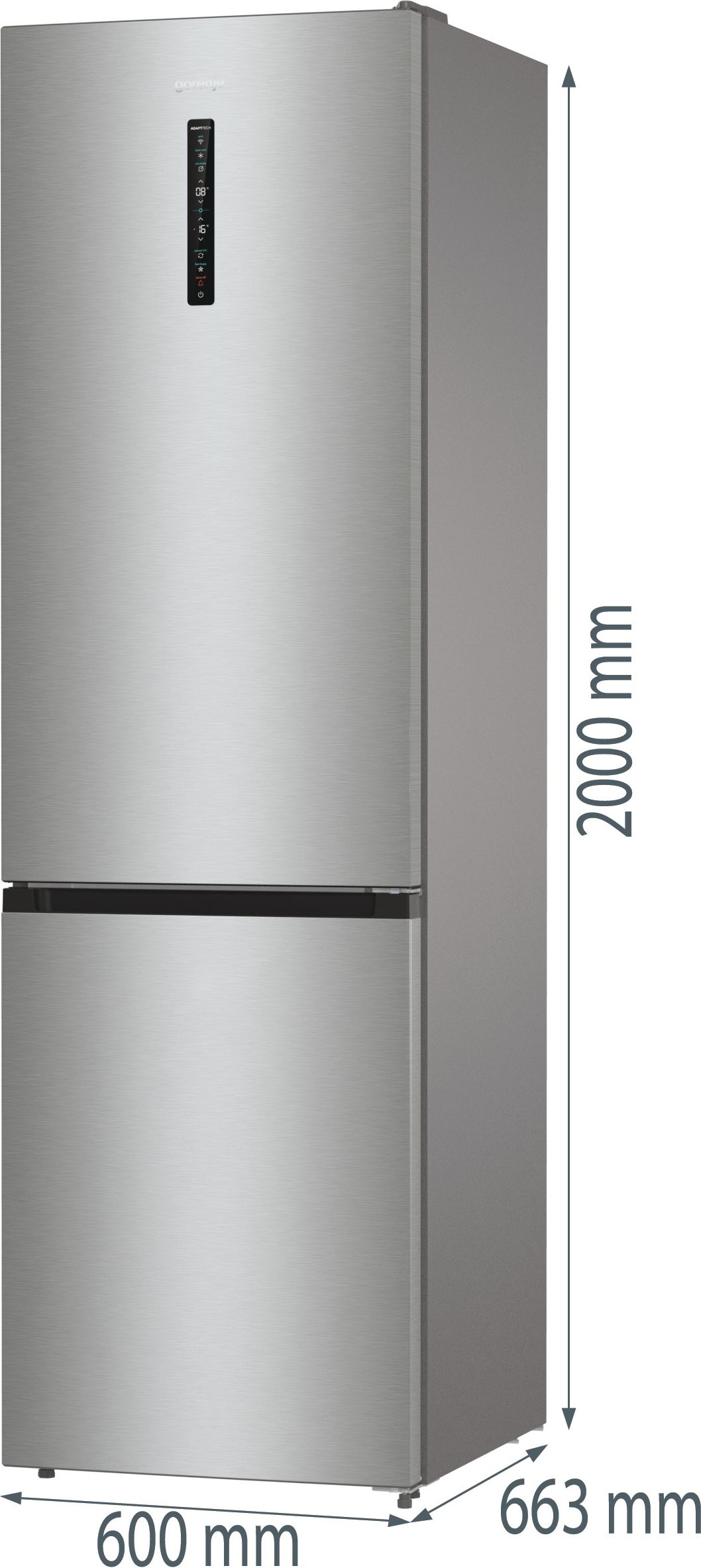 Gorenje Samostalni kombinovani frižider NRC620CSXL4WF - Image 9