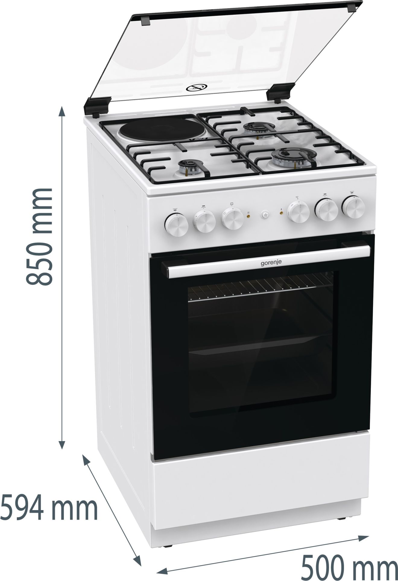 Gorenje Kombinovani šporet GK5A11WD - Image 6