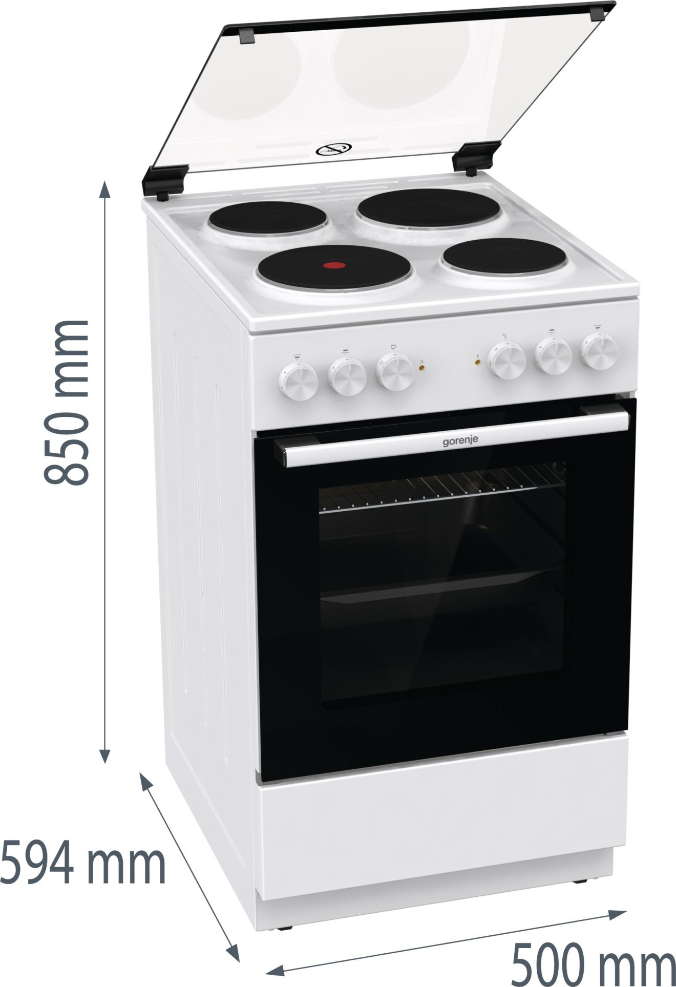 Gorenje Električni šporet GE5A21WH - Image 7