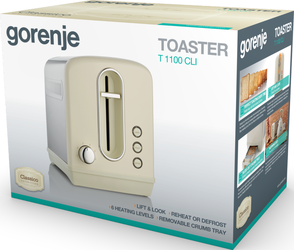 Toster T1100CLI gorenje - Svetlost