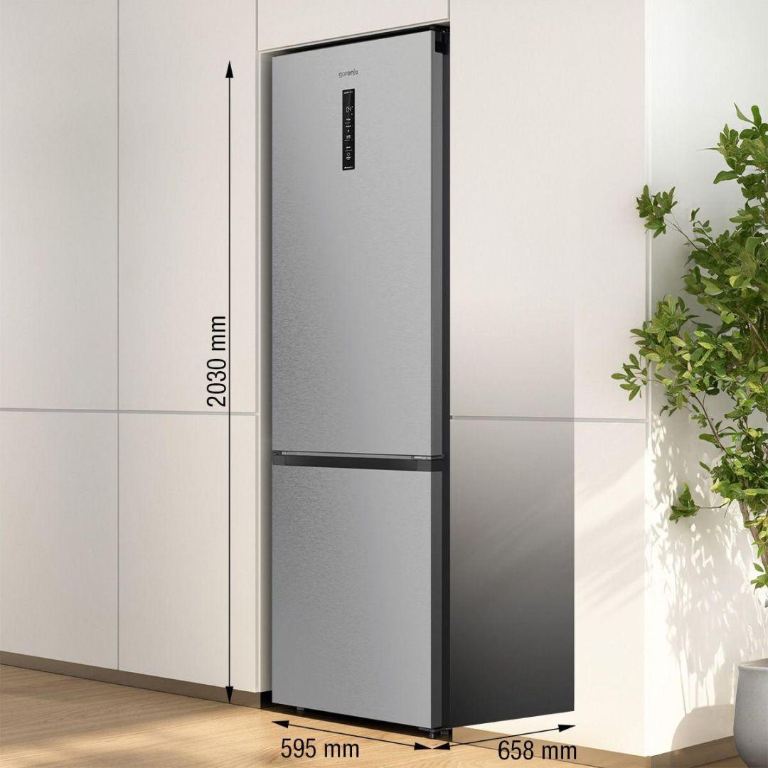 Samostojeći frižider sa zamrzivačem NRB620C61X4WFE Gorenje - Image 2