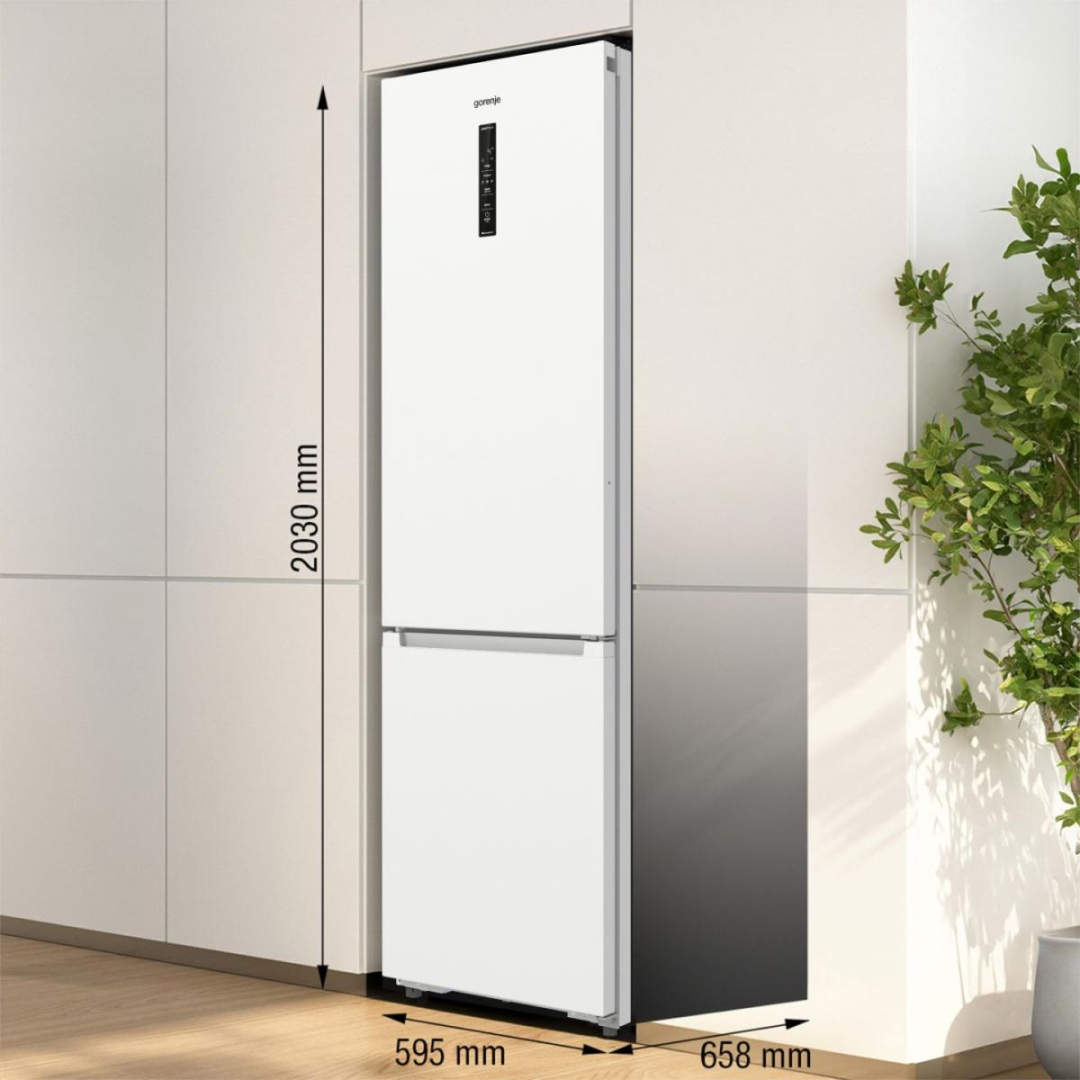 Samostojeći frižider sa zamrzivačem NRB620E61W4WFE Gorenje - Image 2