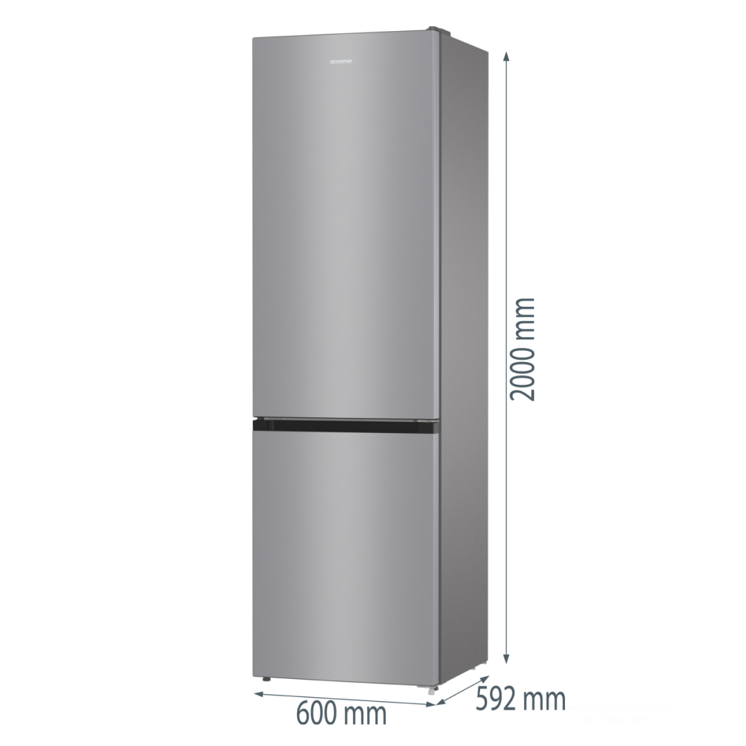 Samostojeći frižider sa zamrzivačem NRK6202ES4 Gorenje - Image 6