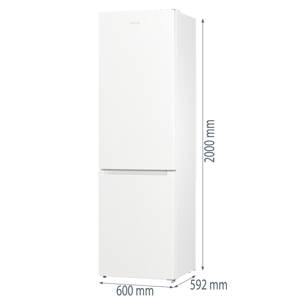 Samostojeći frižider sa zamrzivačem NRK6202EW4 Gorenje - Image 5