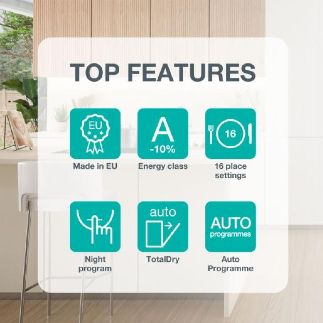 Potpuno ugradna mašina za pranje sudova GV663A66 Gorenje - Image 3