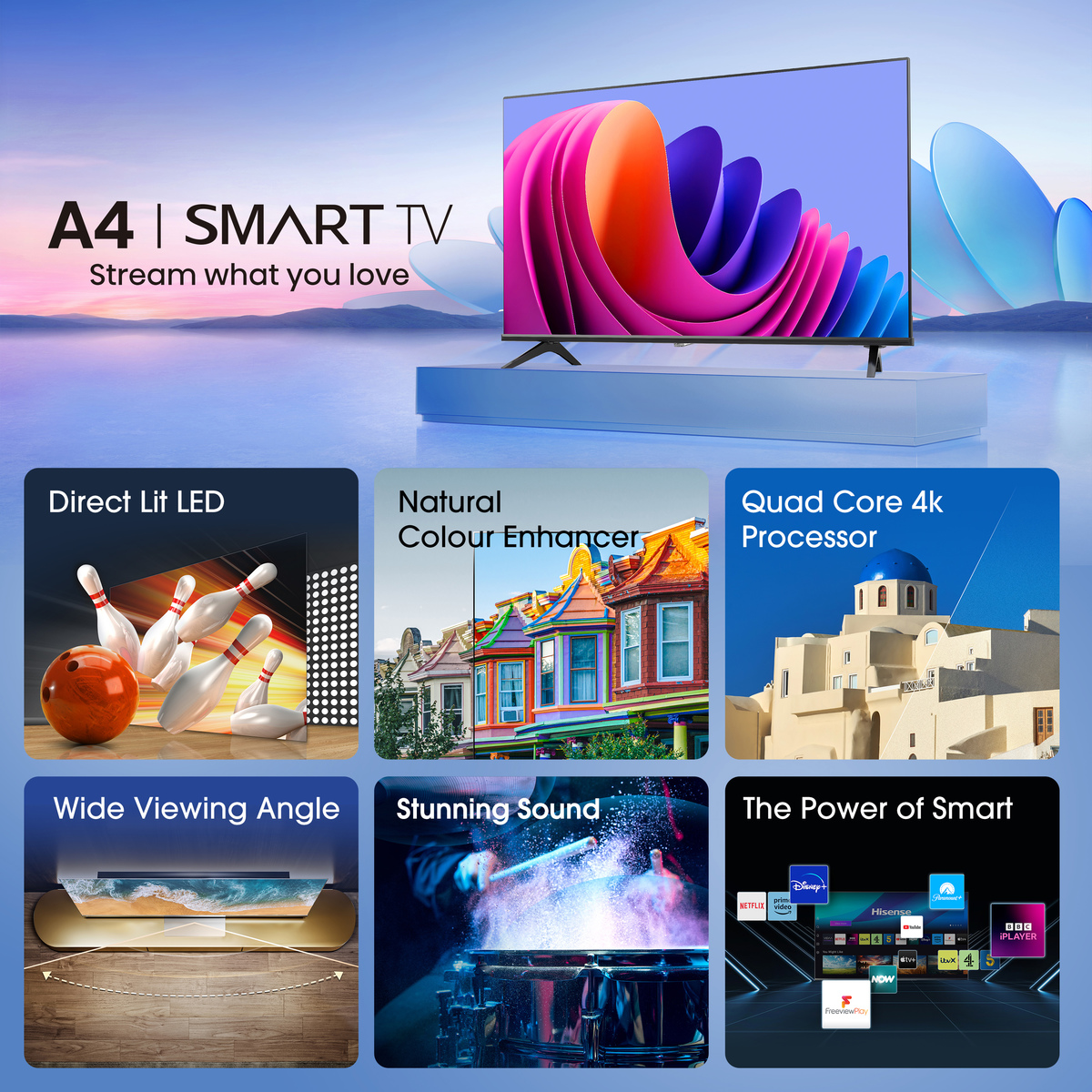 Hisense HD Smart TV 32A4N - Image 4