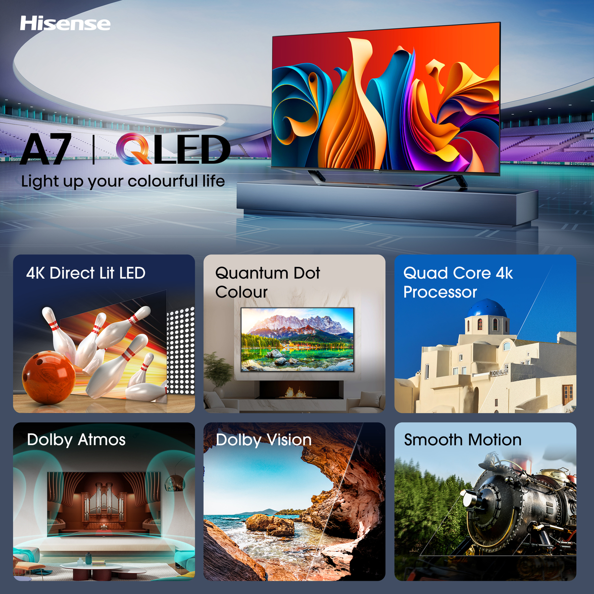Hisense QLED Smart TV 50A7NQ - Image 4