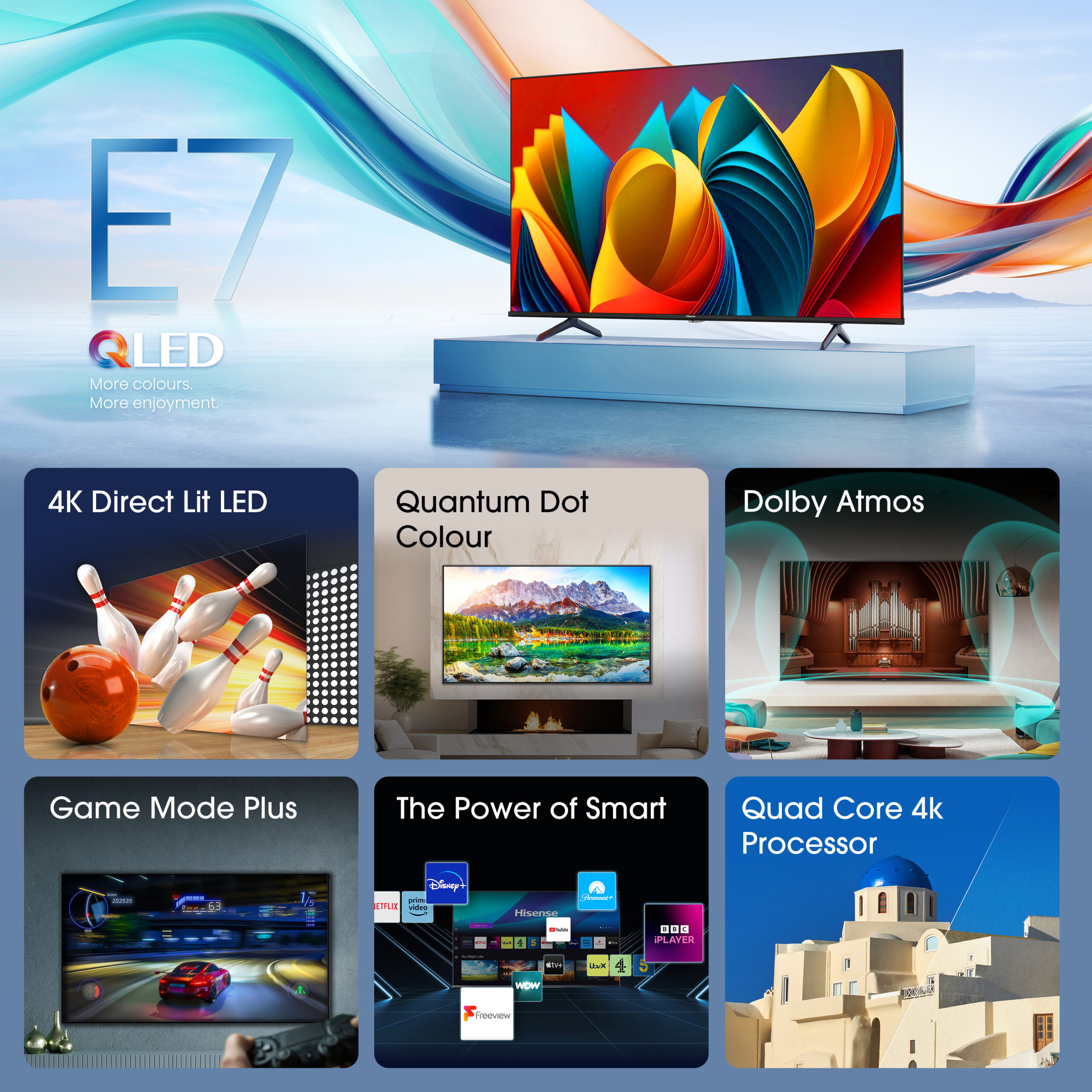 Hisense QLED Smart TV 75E7NQ - Image 3