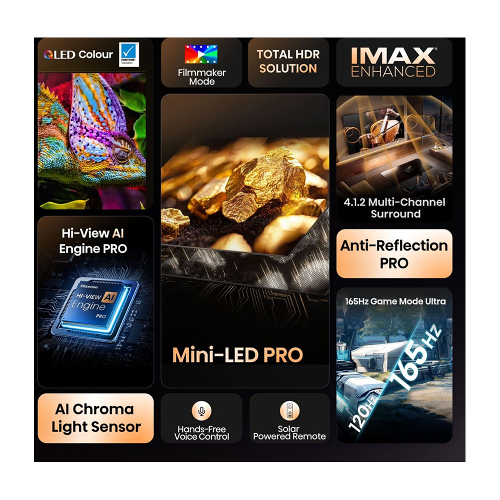 Hisense Televizor 55 '' U8Q | ULED MiniLED Smart TV 4K 165 Hz - Image 3
